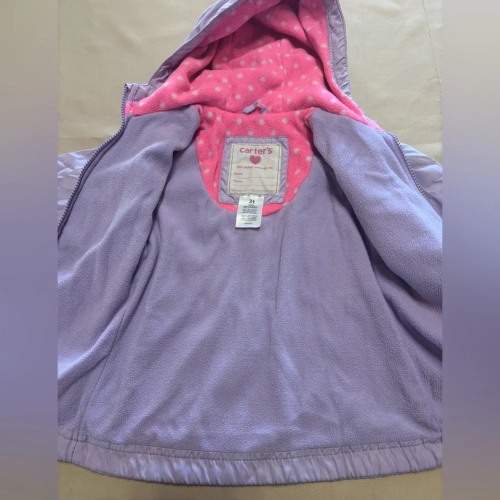 Carter's Lavender‎ Purple Unicorn Raincoat for Kids